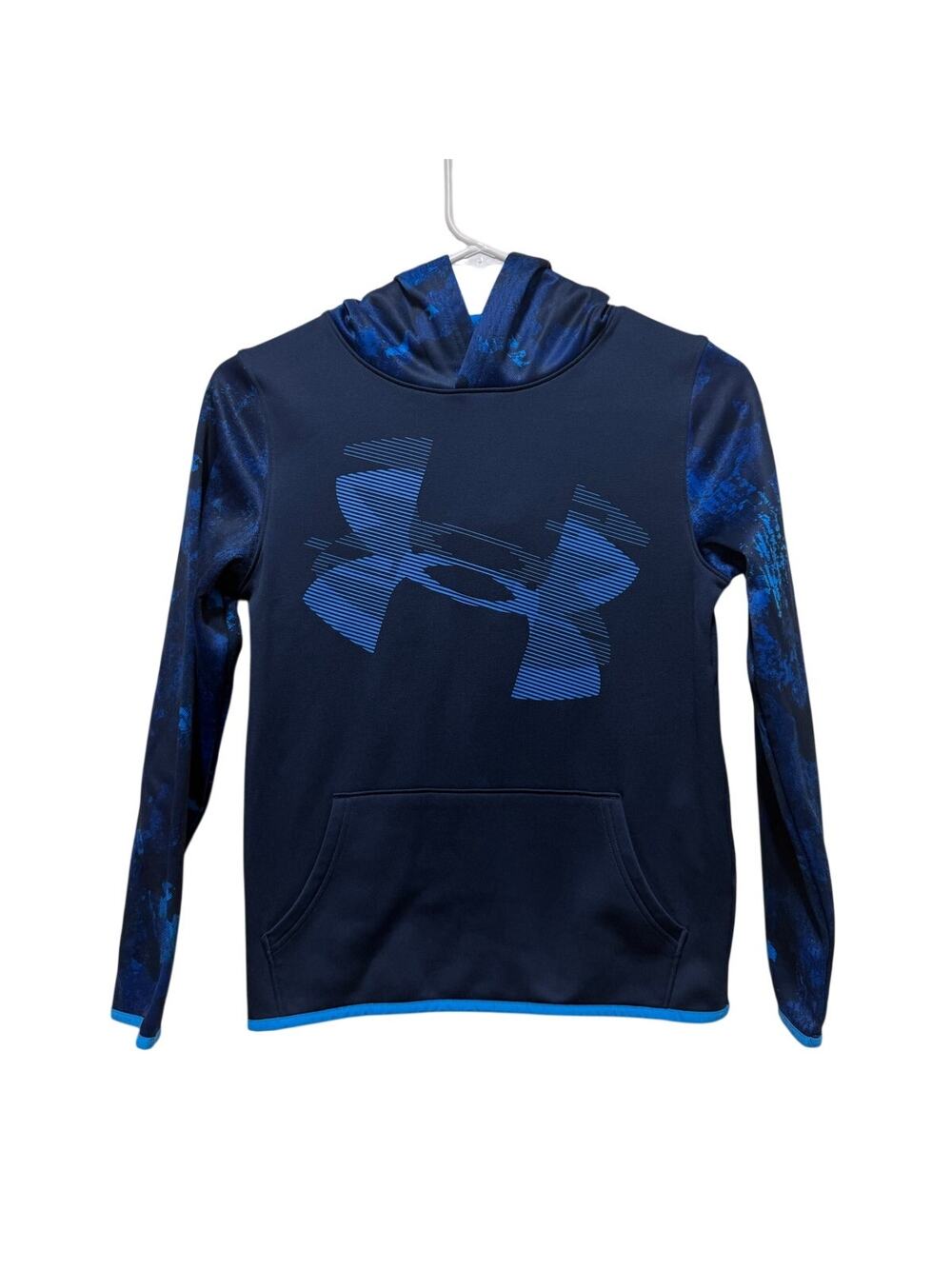 Under Armour Youth Medium Blue Hoodie sweatshirt Athletic wear